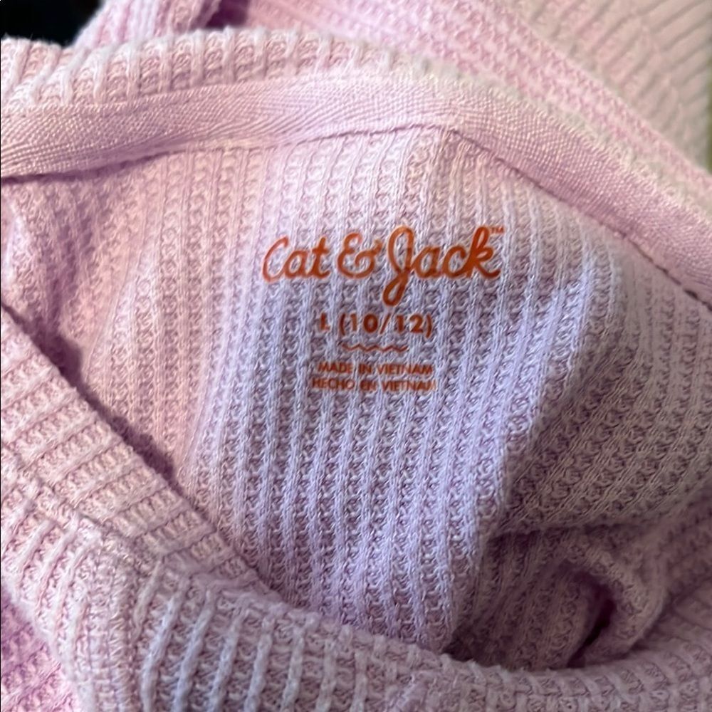 Cat & Jack Lavender Long Sleeve Tee - Picture 2 of 2